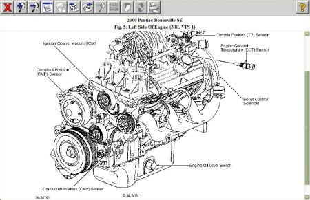 2000 pontiac bonneville engine diagram 